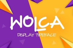 Web Font Wolca Display Font Trio Product Image 1