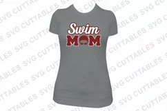 Swim SVG | Swim Mom, Swim Sister | Shirt Design Product Image 3