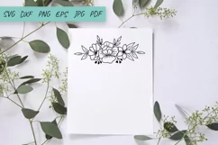 Flower Floral SVG Design, Floral cut file, Flower Bouquets Product Image 3