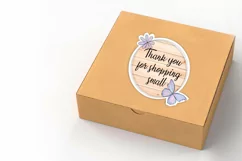 Thank You For Your Order Stickers PNG Product Image 3