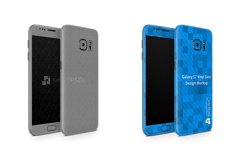 Samsung Galaxy S7 Vinyl Skin Design Mockup 2016 Front-Back Product Image 1