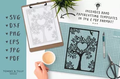 Natural Wedding Tree - SVG EPS DXF PNG PDF JPG Cutting File Product Image 3