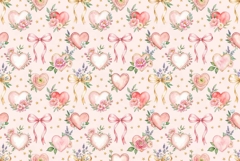 Watercolor seamless repeat pattern Mother's Day Product Image 1
