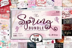 The 69 In 1 Spring Bundle - Limited Offer - Free Font Of The Week Product Image 1