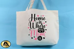 Mom SVG Mothers Day SVG Mom Life SVG Home Is Where Mom Is Product Image 2
