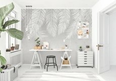 Wall mockup - Wallpaper mockup - Home office - Workspace Product Image 8