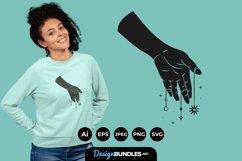 Magical Hand for T-Shirt Design Product Image 1