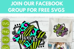 Naners Brushstroke - A Layered Cricut SVG for Mother's Day Product Image 2