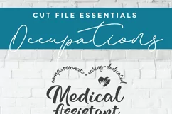 Medical Assistant svg, an MA svg file for a medical asst. Product Image 2