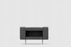 Isometric Arm Chair 3D isolated render Product Image 1