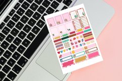 Playful Printed Planner Sticker, Canva Template Product Image 2