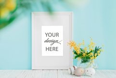 White wooden frame mockup Product Image 1