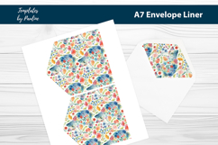 Summer Cat Envelope Liner
