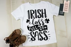 St Patricks Day Quotes SVG, Irish Lass Full Of Sass Product Image 2