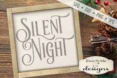 Silent Night SVG DXF Files Product Image 1