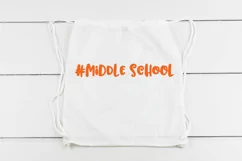 #Middle School SVG Cut File - Back to School DXF EPS PNG JPG Product Image 4