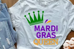Mardi Gras SVG. Mardi Gras Queen. Shrove Tuesday svg. Product Image 1