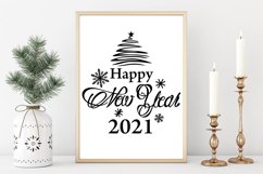 Christmas svg Happy new year 2021 svg Winter svg Product Image 9