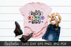 Lucky Bingo Lady SVG Bingo SVG Bingo lover Product Image 5