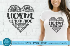Home health aide svg, HHA svg, caregiver svg Product Image 1