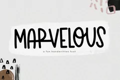 Marvelous - A Fun & Quirky Handwritten Font - Free Font of The Week Product Image 1