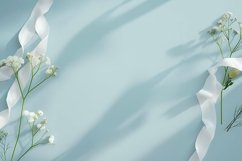 Minimalist Wedding Mockup. Wedding flat lay mockup backdrop Product Image 1