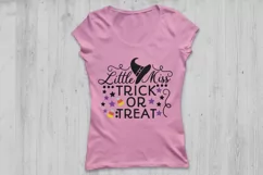 Little Miss Trick Or Treat Svg, Halloween Svg, Witch svg. Product Image 2