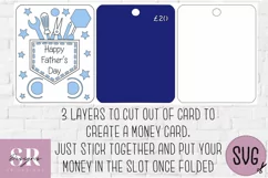 Fathers day Money card | Paper cutting | Money card SVG Product Image 3