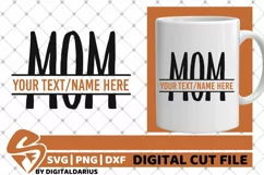 Mom svg, Mother's Day svg, Mom Life svg, Monogram svg, Mommy Product Image 2