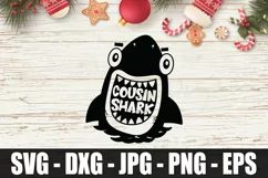 Cousin Shark SVG, Shark Family SVG DXF EPS Shark Shirt SVG Product Image 2