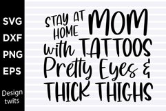 Stay at home mom with tattoos pretty eyes and thick thighs Product Image 1
