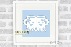 Mr and Mrs paper cut design SVG / DXF / EPS / PNG files Product Image 2