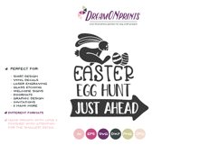 Easter Egg Hunt SVG - Easter Sign Making SVG Product Image 2