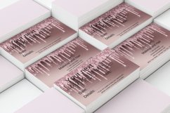 Rose Gold Glitter DIY Appointment Card Product Image 10