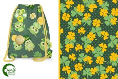 Irish Lucky Surface Patterns, Owl papers, AMB-827 Product Image 5