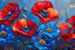 Painting Flowers Background Wallpaper Product Image 1