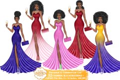 Black Woman Sublimation, Fashion Clipart, Graduation Png Product Image 1