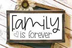 Family is Forever SVG DXF PNG Cut File Product Image 1