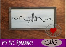 Gather with Swashes - SVG - Cut File Product Image 2
