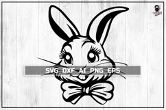 Easter Bunny SVG, Cute Baby animal Cut file Product Image 1
