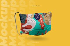 Cotton Face Mask Mockup Template Product Image 1