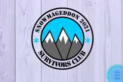 I Survived Snovid '21 Svg Snowvid '21 Survivor Svg Texas Svg Product Image 2