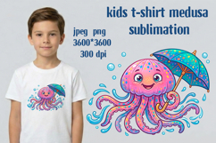 Kids t-shirt medusa sublimation Product Image 1