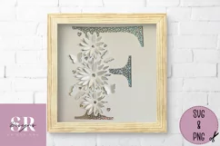 Pop up letter F | Paper cutting | 3d letter F SVG Product Image 4