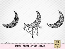 Crescent Moon SVG Product Image 3