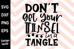 Dont get your tinsel in a tangle SVG Product Image 1