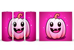 Pink Pumpkin Tumbler Sublimation. Halloween Pumpkin Tumbler Product Image 2