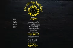 You are my sunshine svg , Sunflower svg, sunshine svg Product Image 3