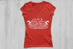 Love You To The North Pole And Back Svg, Christmas Svg. Product Image 2