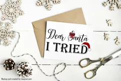 Dear Santa Funny Print | Sublimation and Iron on Printable Product Image 3